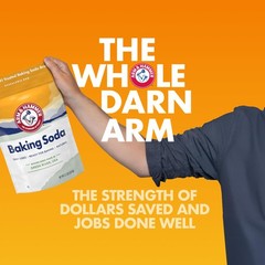 ARM & HAMMER Baking Soda, Multi-Purpose 100% Pure 112 Ounce (Pack of 1)