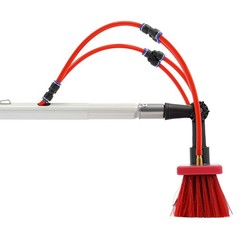 Outdoor Solar Panel Cleaning Brush Adjustable Pole Window Washing Cleaning Kit