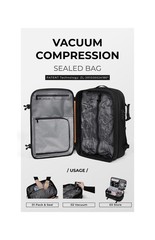 AirVault Vacuum Seal Travel Backpack 60L – Expandable Air Compression Vacuum …