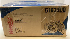 WypAll (51636) CriticalClean Fabric Food Service Cloths 23.5″ x 12.5″ Blue 200ct
