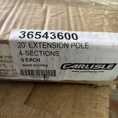 36543600 – Extension Pole 4-Sections 20′ – Aluminum (SINGLE) Telescopic Aluminum