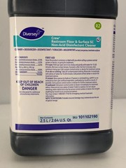 2 Pack Diversey Crew Restroom Cleaner Multi-Surface Deodorizer 2.5L EXP 8/2024