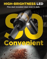 Handheld Vacuum Cleaner 21000Pa Suction with Brushless Motor, 4-in-1 Portable Mi