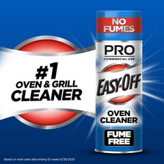 Easy-Off Fume Free PRO size Oven Cleaner Foam, Removes 24 Ounce (Pack of 2)