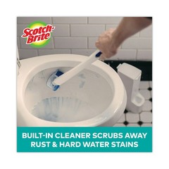 Scotch-Brite 558RF Disposable Toilet Scrubber Refill – Blue/White (10/Pack) New