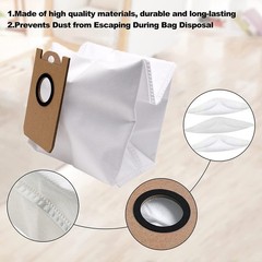 6 Pack Dust Bags for iHome AutoVac Nova Self Empty Robot Vacuum Type 1