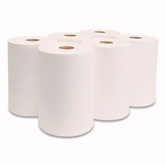 Morcon Paper VT106 10″ x 550′ 1-Ply TAD Roll Towels – White (6 Rolls/CT) New