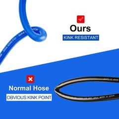 Flexible Pressure Washer Hose 25FT X 1/4″, Kink Resistant Max 4000 PSI Power …