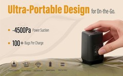 Rechargeable Wireless Pump Travel Vacuum Storage Bags, 15 Pack Portable Seal