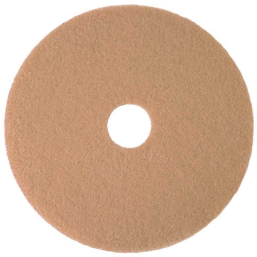 5) 20″ RENOWN TAN BURNISHING PADS for BURNISHING FLOORS REN02088