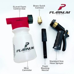 Platinum Series 32oz Foam Cleanser Sprayer 4 Pack Standard Hose Connection