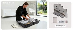Vacuum Bags for Travel with Rechargeable Air Pump, Portable Space Saver Bags for