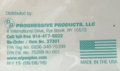 ONE WIPES PLUS Disinfecting Wipes – 800CT LEMON SCENT