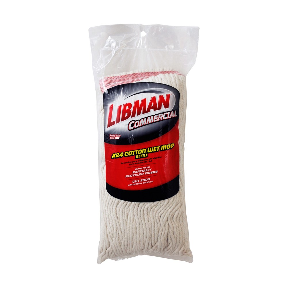 Libman #24 Cut End Wet Mop Head, Model# 975