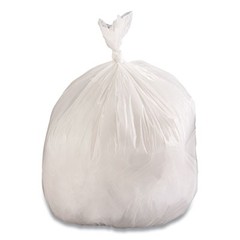Boardwalk BWK512 Low-Density Waste Can Liners 33 Gal 0.6 Mil White