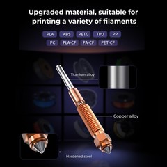 K1 Unicorn Nozzle 0.4 for Creality K1C creality k1 hot end