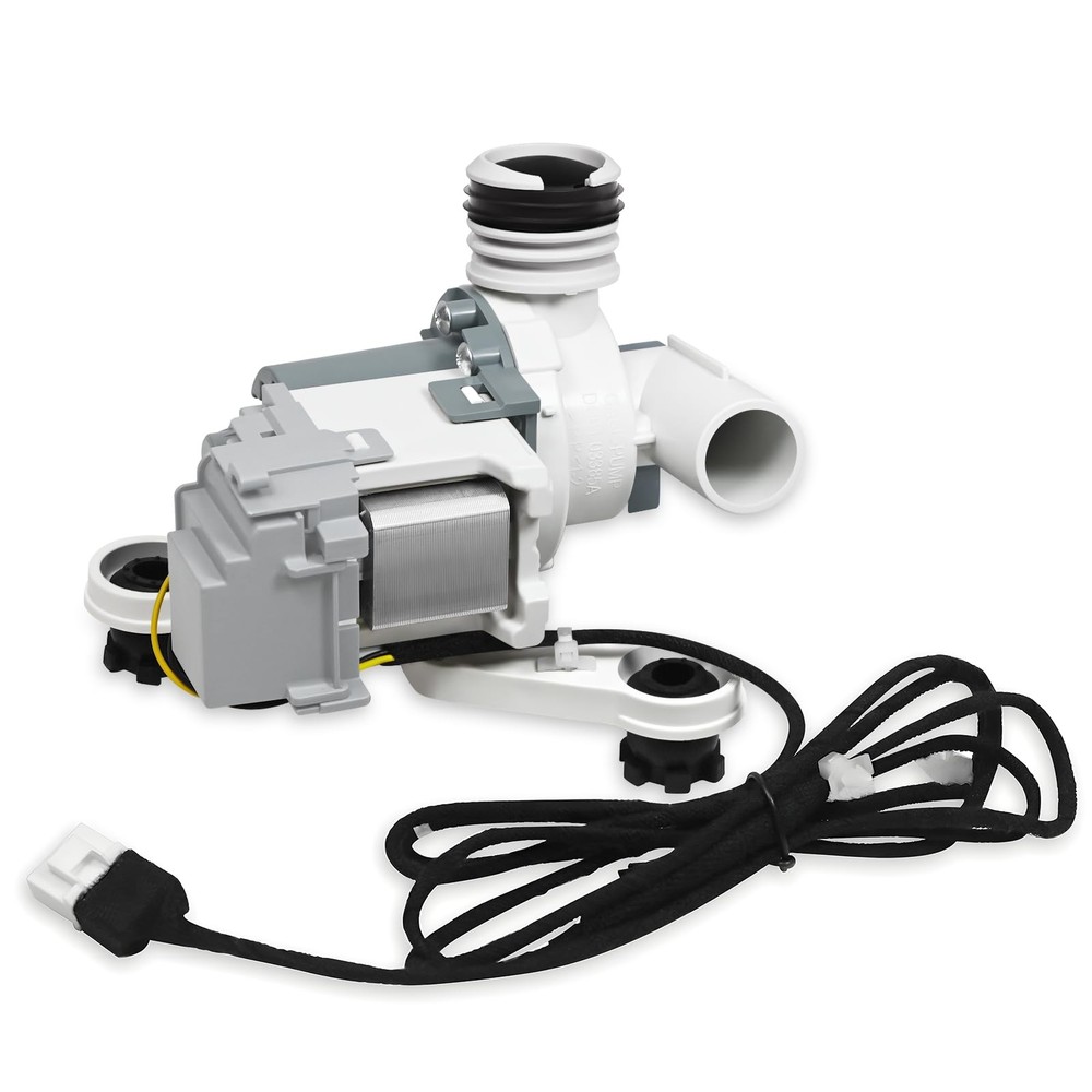 DC97-19289F, DC97-19289B, PX3516-01 Washer Drain Pump Gray / White / Black