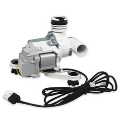 DC97-19289F, DC97-19289B, PX3516-01 Washer Drain Pump Gray / White / Black