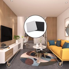 vshougou 4pcs 5″ Reusable Large 4 pcs Square Reusable, Off-white