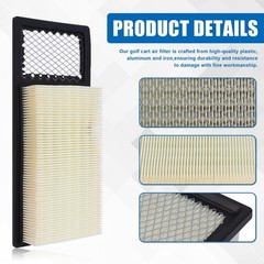 72368G01 Golf Cart Air Filter Compatible with EZGO Medalist TXT