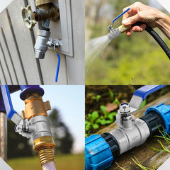 Garden Hose Shut Off Valve Full Flow Water 3/4″GHT valve