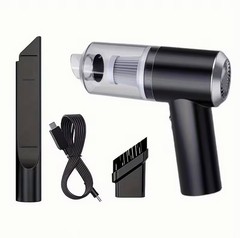Mini Cordless Bagless Handheld Vacuum Cleaner w/ Crevice Tool & Dusting Brush