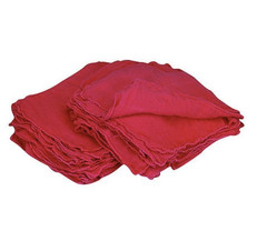 500 New Industrial Shop Rags Cleaning Towels Red Large 12×14 Towel B- NEW