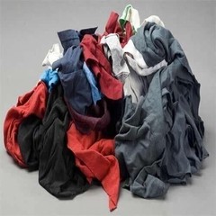 Multicolored T-Shirt Cloth Rags Recycled Clean up rags wipe rags – 25 LB BOX