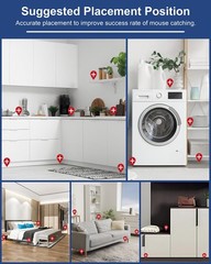 Rat & Mouse Glue-Traps 2 Pack, Large Bulk Traps, Indoor for Home, Pre-Scented Ad
