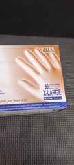 4 PK Adenna Vitex Vinyl Powder Free Gloves – Janitor Home Work Size XL EXP2024