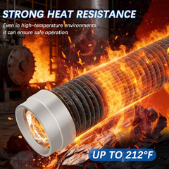 4Inch Flexible Dryer Vent Hose, 3FT 6-Layer Aluminum Duct 4IN x