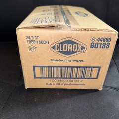 New Bulk Clorox To Go Pack Disinfecting Wet Wipes (9 piece/pk 24 Packs/case)
