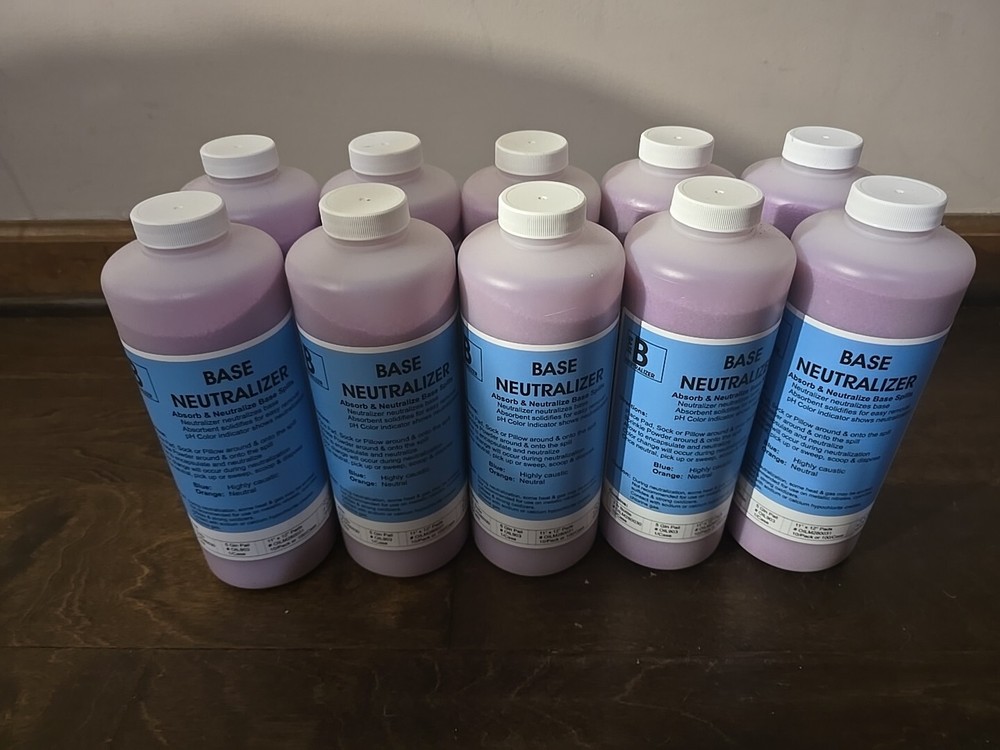 Lot Of 10 SpillTech Base Neutralizer2lb For Spills 20lb Total