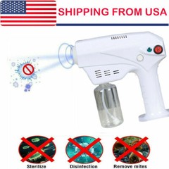 Nano Blue Light Steam Spray Disinfection Sprayer Gun 260ML 1200W Kills Bacteria