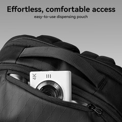 Muzee Lightweight Business Commute Backpack, Waterproof Laptop Backpack with …