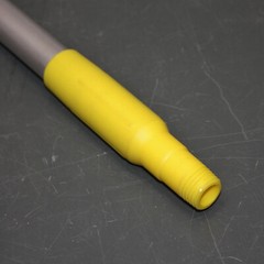 (16) Vikan 26″ Broom Handles, (12) Yellow 29816 & (4) Red 29814, European Thread