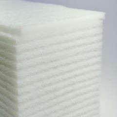 GLOBAL INDUSTRIAL (20 PACK) Light Duty Scouring Pads Sz 6″ X 9″ White 670325