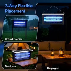 20W Solar-Powered Mosquito Lamp – Outdoor Garden Deterrent for Yard Insects