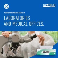 Kimtech 34133 Clean Room Wipes: Dry Pop-Up, 12.3 x 4.1″ Sheet, White