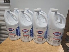 Clorox Turbo Disinfectant Cleaner for Sprayer Devices, Bleach-Free, 8/BOTTLES