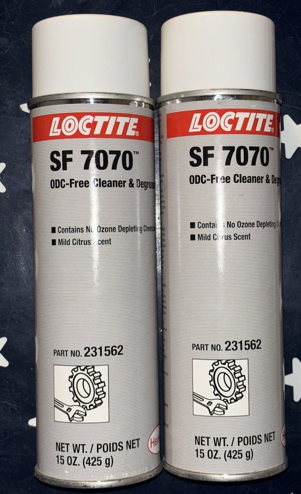 Loctite SF 7070 Cleaner & Degreaser 231562 15oz TWO CANS 30oz Total