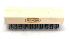 Franklin Flat Wire Bristle Grill Brush Coarse Bristle Brush 7-3/4″ Heavy Duty