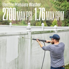 Westinghouse Open Box 2700 Max PSI, 1.76 Max GPM Electric Pressure Washer