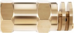 Boomless Spray Nozzle 1/2″ FPT #20 Orifices 90° & 180° Caps @ 40 PSI 5.9 GPM
