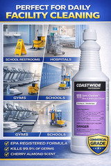 Coastwide Bowl Cleaner Disinfectant 32 Oz 20 Pack 640 Oz EPA 8155-7-98104