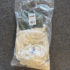 Lot of 2 Rubbermaid Commercial Fgt30000wh00 5 In String Wet Mop, 20oz Dry Wt,