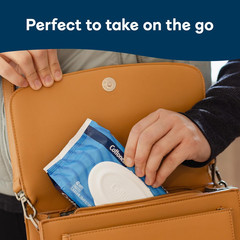 Cottonelle XL Flushable Wet Wipes, Adult Wipes Large, 8 Flip-Top Packs, 45 Wipes