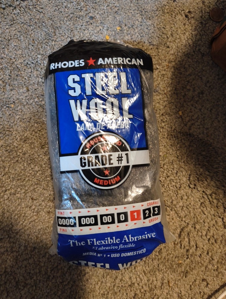 Medium Grade #1 Steel Wool (12-Pad)