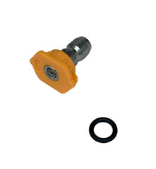 Pressure Washer Quick Connect Tip Nozzle Size 3.5 GPM Yellow 15 Degree Spray