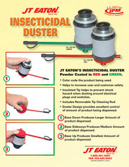 JT Eaton Puffer Bellow Hand Duster to apply Insecticide Dust ( Delta Tempo etc)